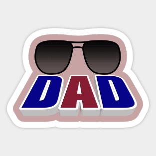 Dad glasses Sticker